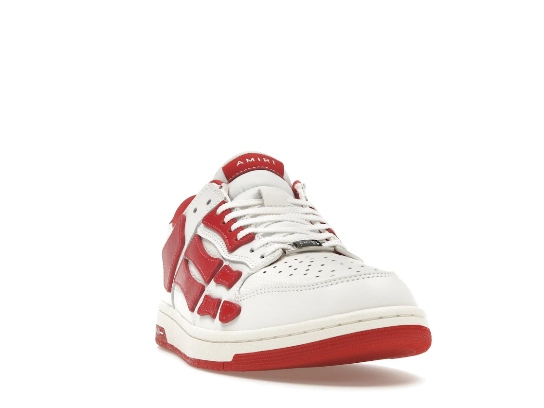 Vue 8 de AMIRI Skel Top Low White Red