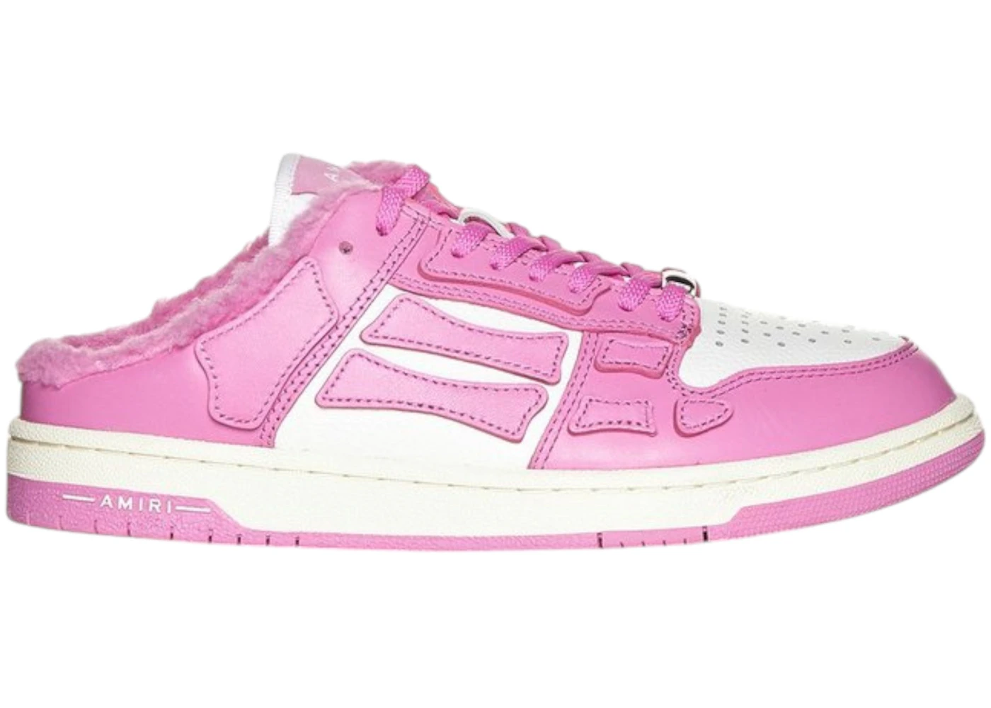 AMIRI Skel Top Mule Shearling Pink 