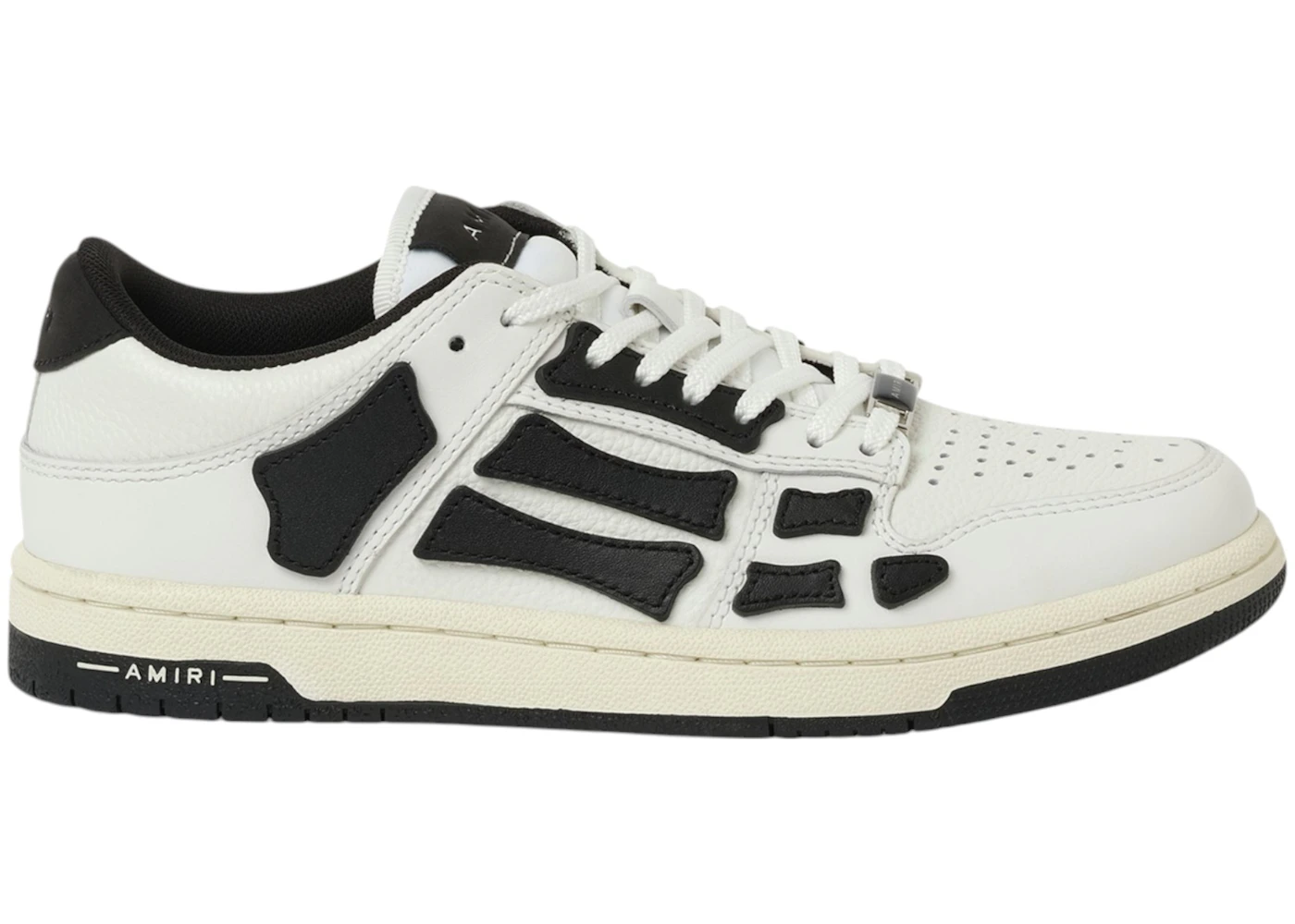 Amiri Skel Low White Black 