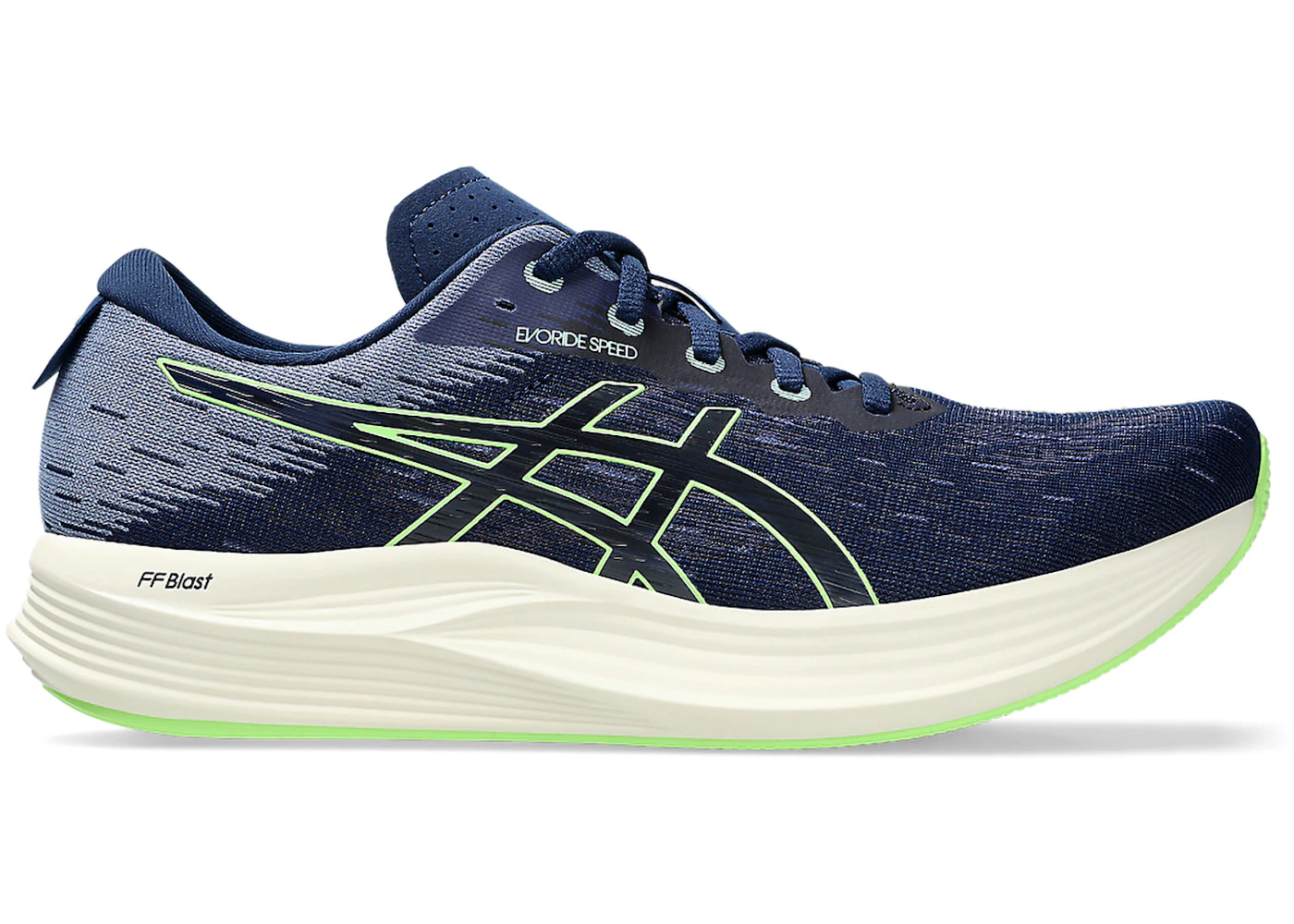 ASICS Evoride Speed 2 Blue Expanse Illuminate Green