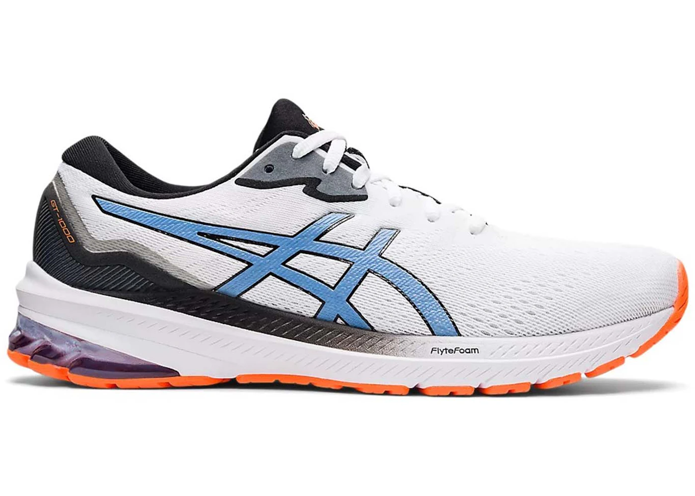 ASICS GT-1000 11 White Blue Harmony Orange