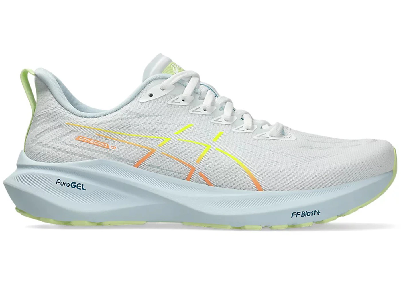 ASICS GT-2000 13 White Lime Aqua