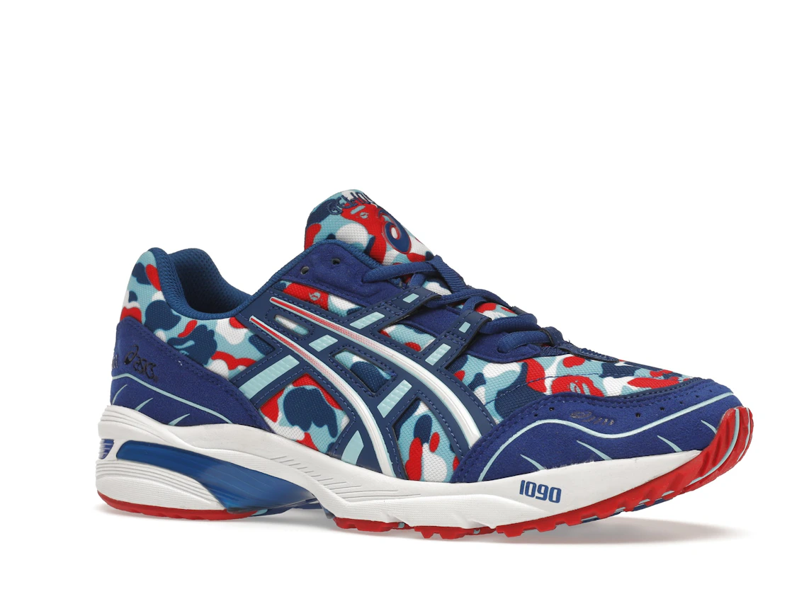 Vue 4 de ASICS Gel-1090 A Bathing Ape France Camo