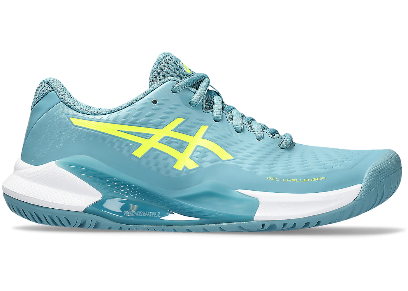 ASICS Gel-Challenger 14 Gris Blue Safety Yellow 
