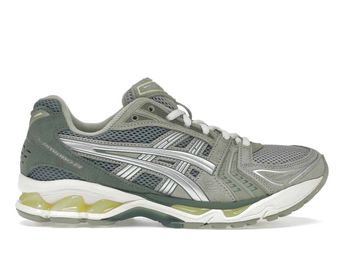 Vue 1 de ASICS Gel-Kayano 14 Olive Grey Pure Silver