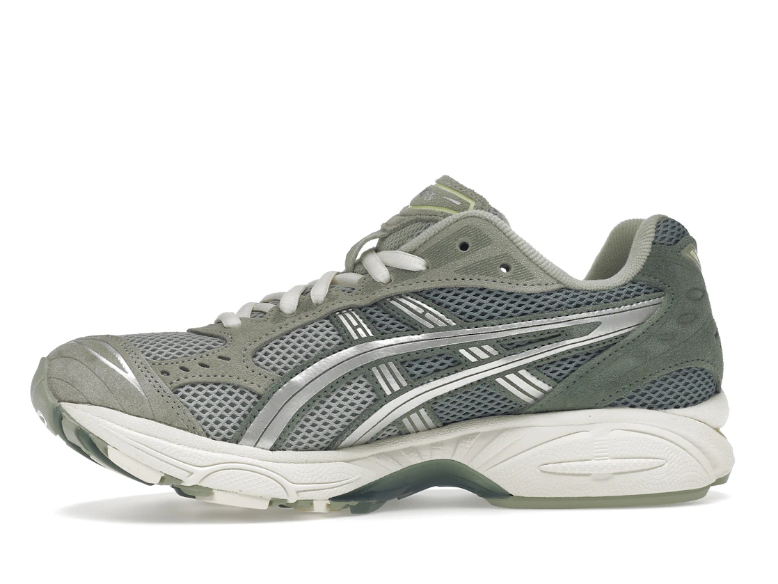 Vue 18 de ASICS Gel-Kayano 14 Olive Grey Pure Silver