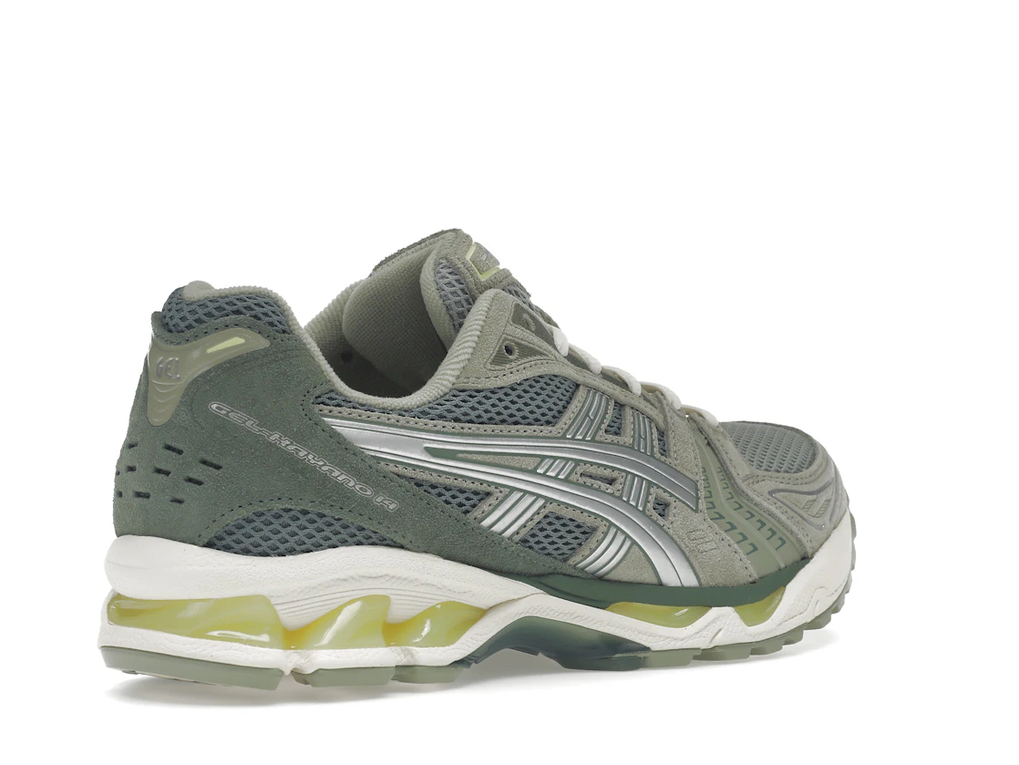Vue 33 de ASICS Gel-Kayano 14 Olive Grey Pure Silver