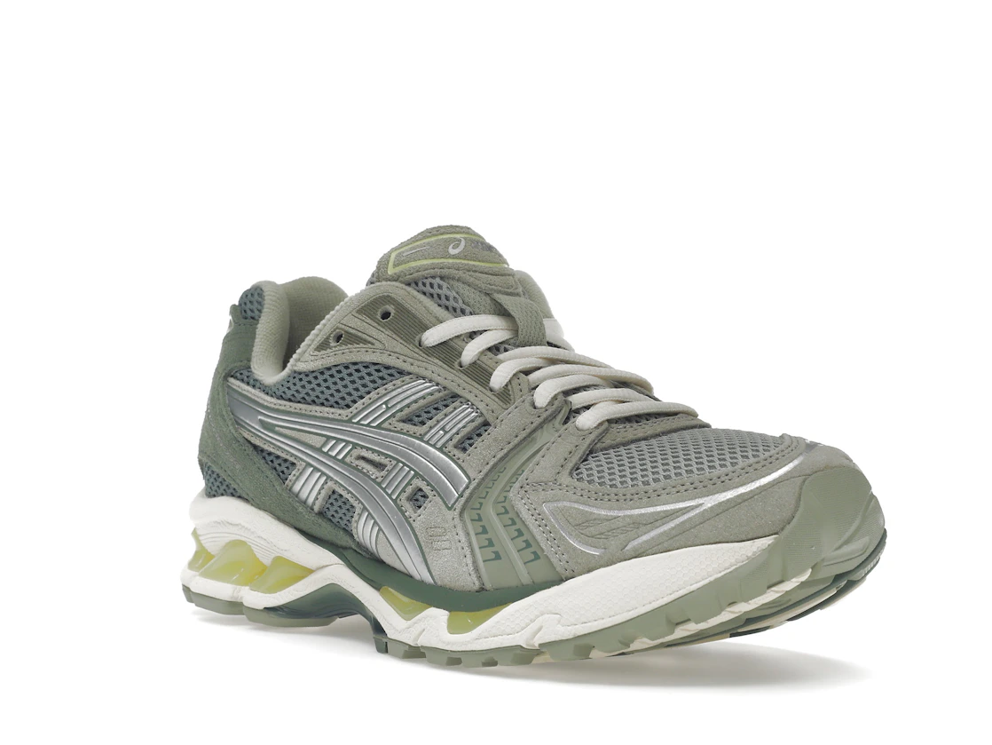 Vue 6 de ASICS Gel-Kayano 14 Olive Grey Pure Silver