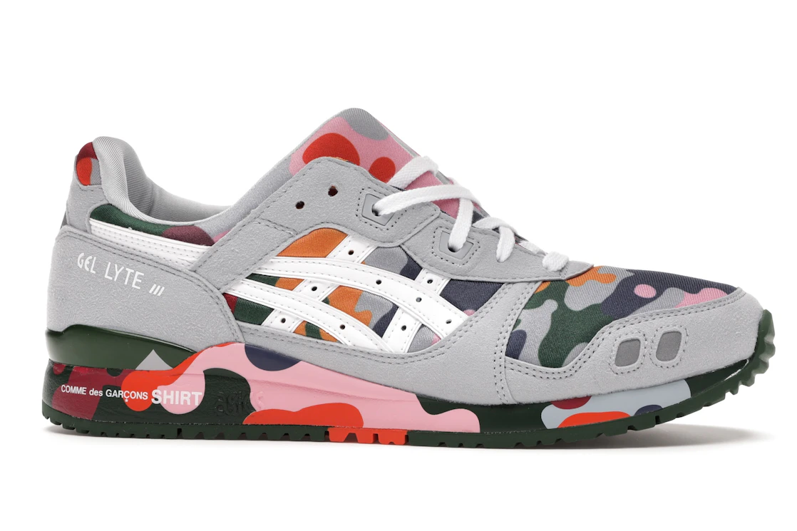 Vue 2 de ASICS Gel-Lyte III Comme des Garcons Shirt