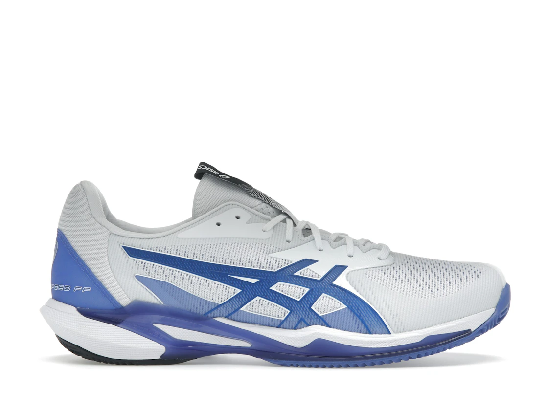 Vue 1 de ASICS Solution Speed FF 3 Clay White Tuna Blue