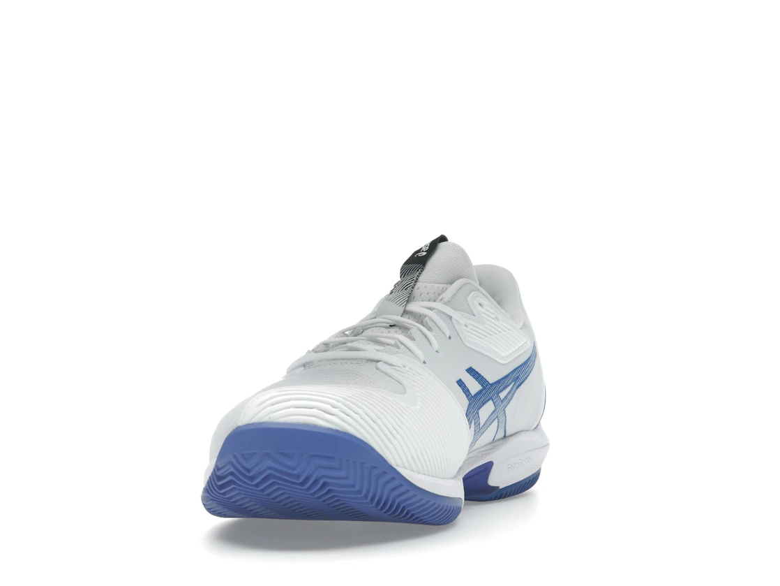 Vue 12 de ASICS Solution Speed FF 3 Clay White Tuna Blue