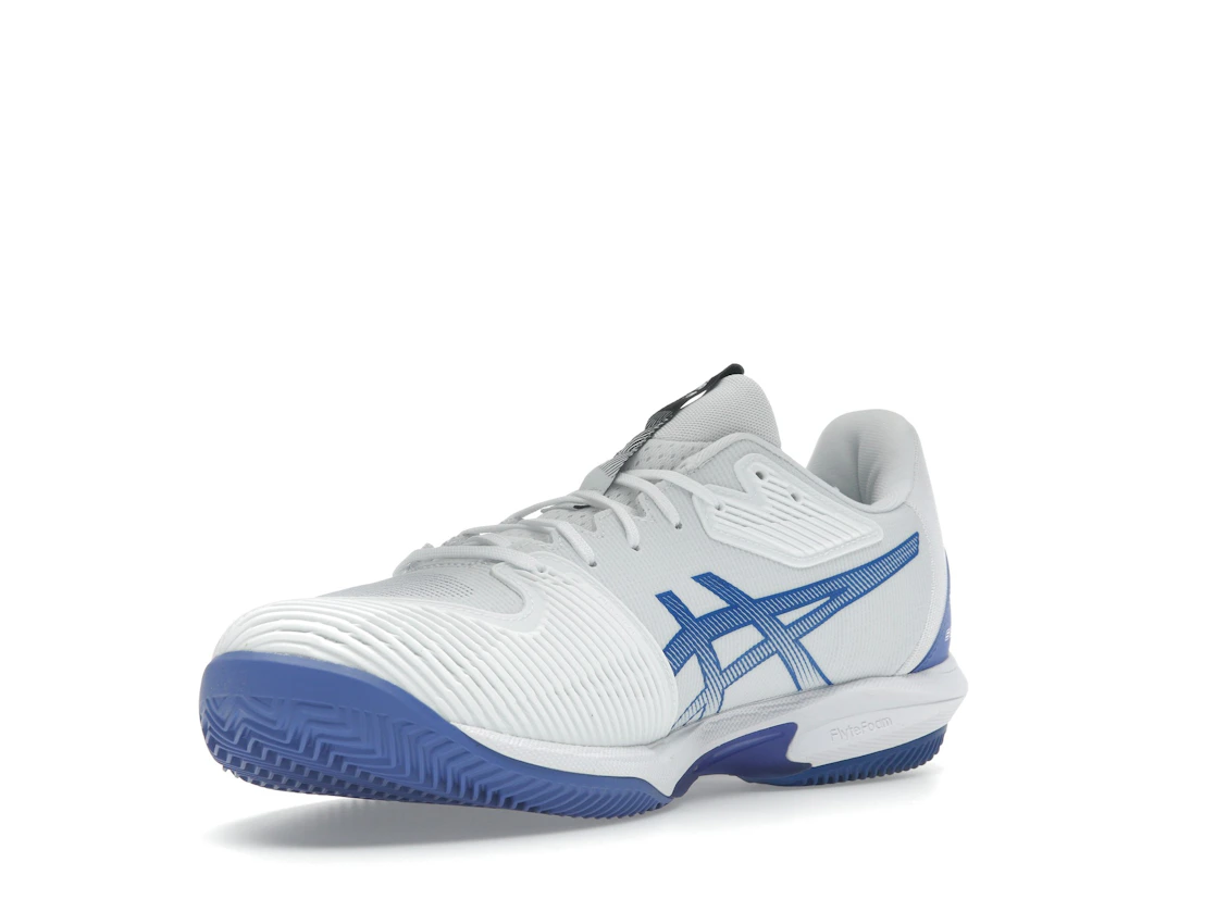Vue 14 de ASICS Solution Speed FF 3 Clay White Tuna Blue