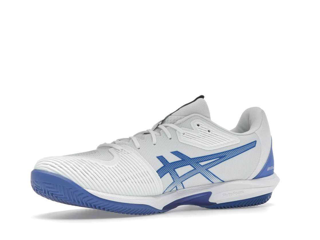 Vue 16 de ASICS Solution Speed FF 3 Clay White Tuna Blue