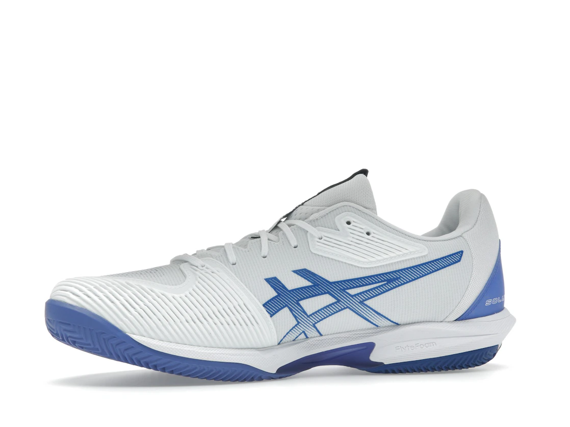 Vue 17 de ASICS Solution Speed FF 3 Clay White Tuna Blue