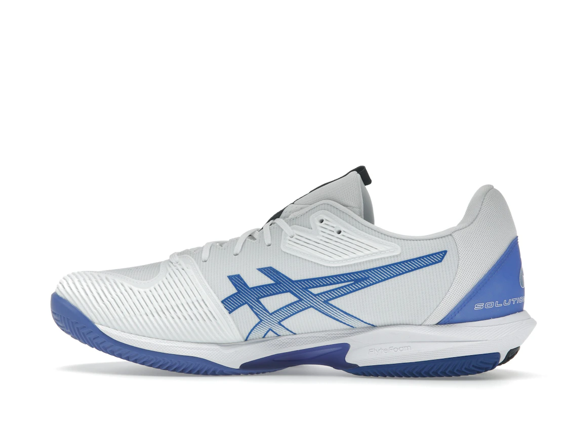 Vue 20 de ASICS Solution Speed FF 3 Clay White Tuna Blue