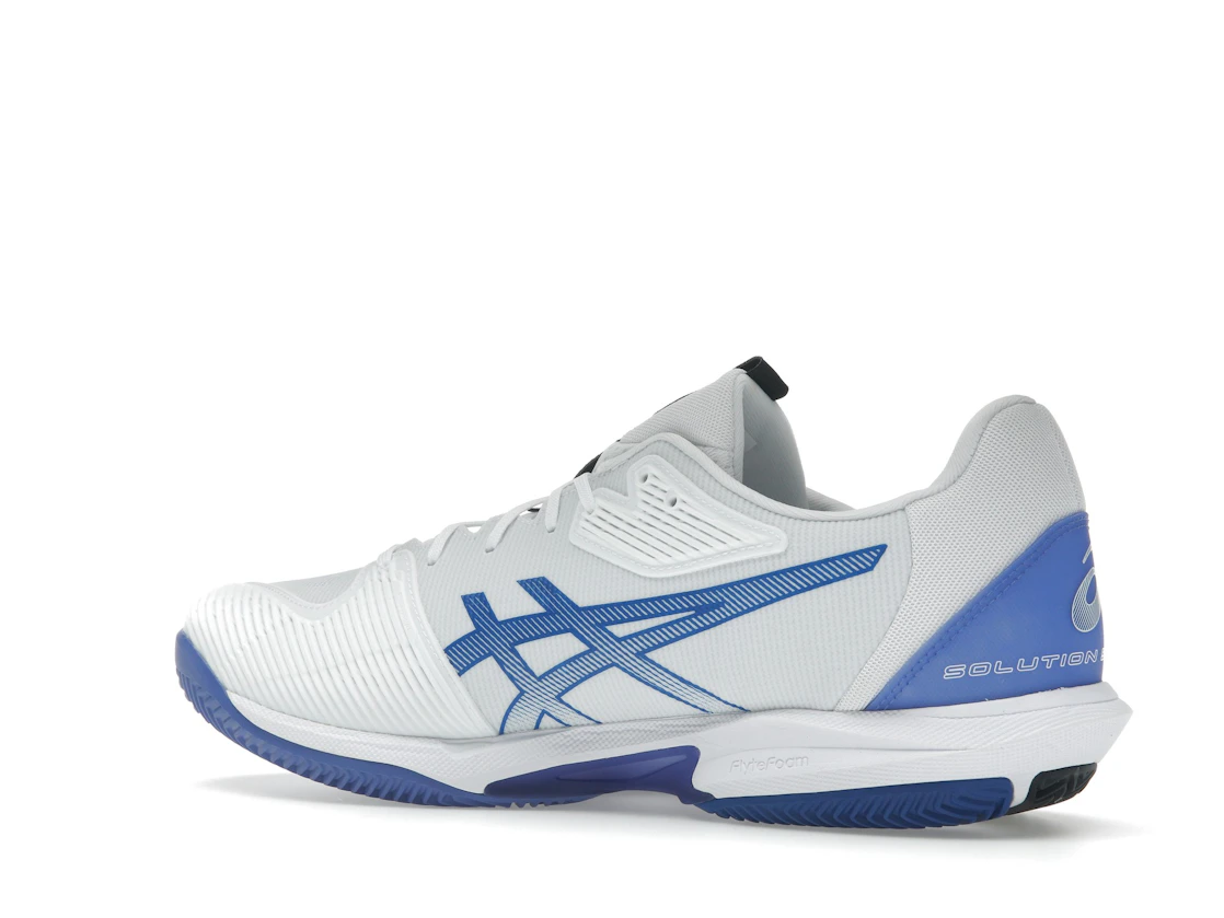 Vue 22 de ASICS Solution Speed FF 3 Clay White Tuna Blue