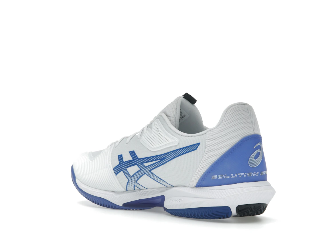 Vue 24 de ASICS Solution Speed FF 3 Clay White Tuna Blue