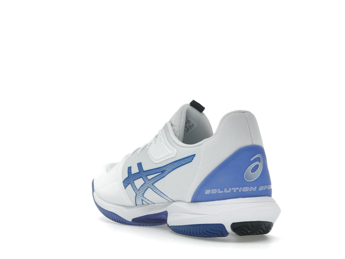 Vue 25 de ASICS Solution Speed FF 3 Clay White Tuna Blue