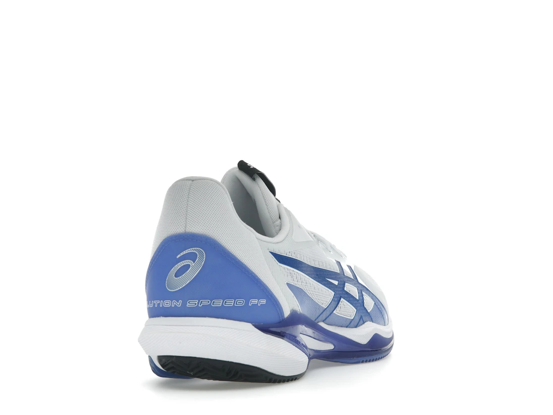 Vue 30 de ASICS Solution Speed FF 3 Clay White Tuna Blue