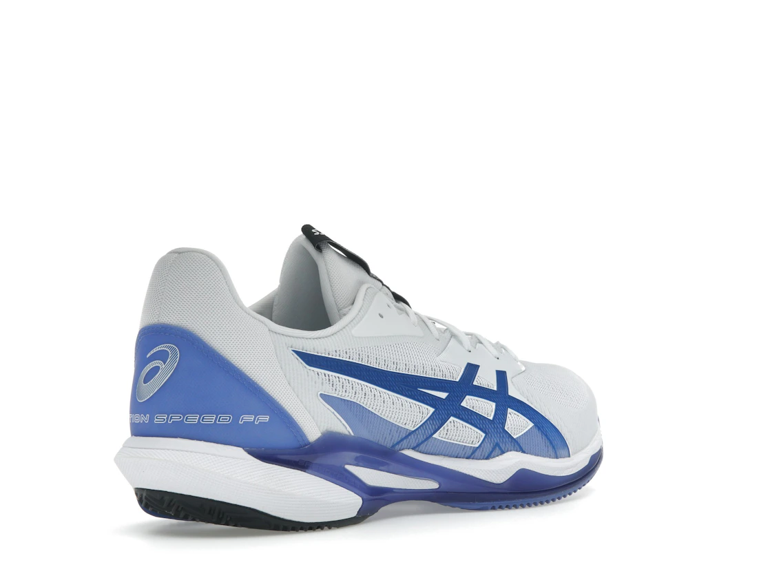 Vue 32 de ASICS Solution Speed FF 3 Clay White Tuna Blue