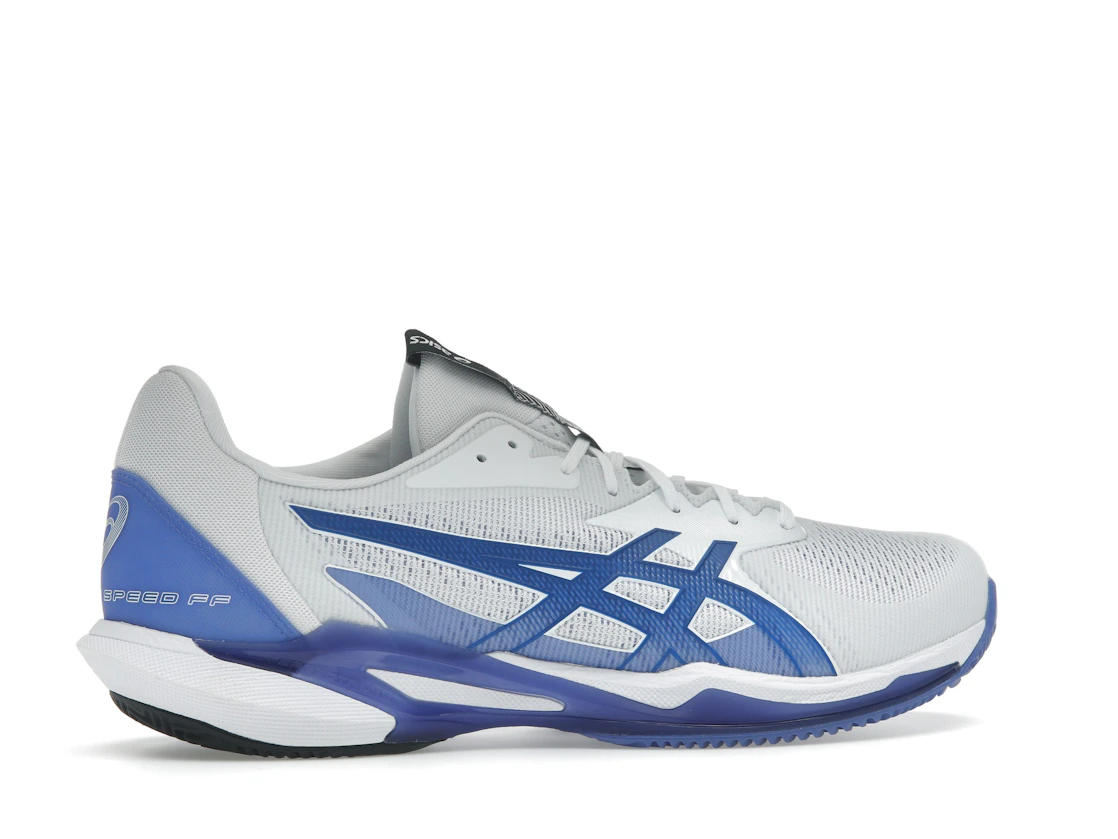 Vue 35 de ASICS Solution Speed FF 3 Clay White Tuna Blue