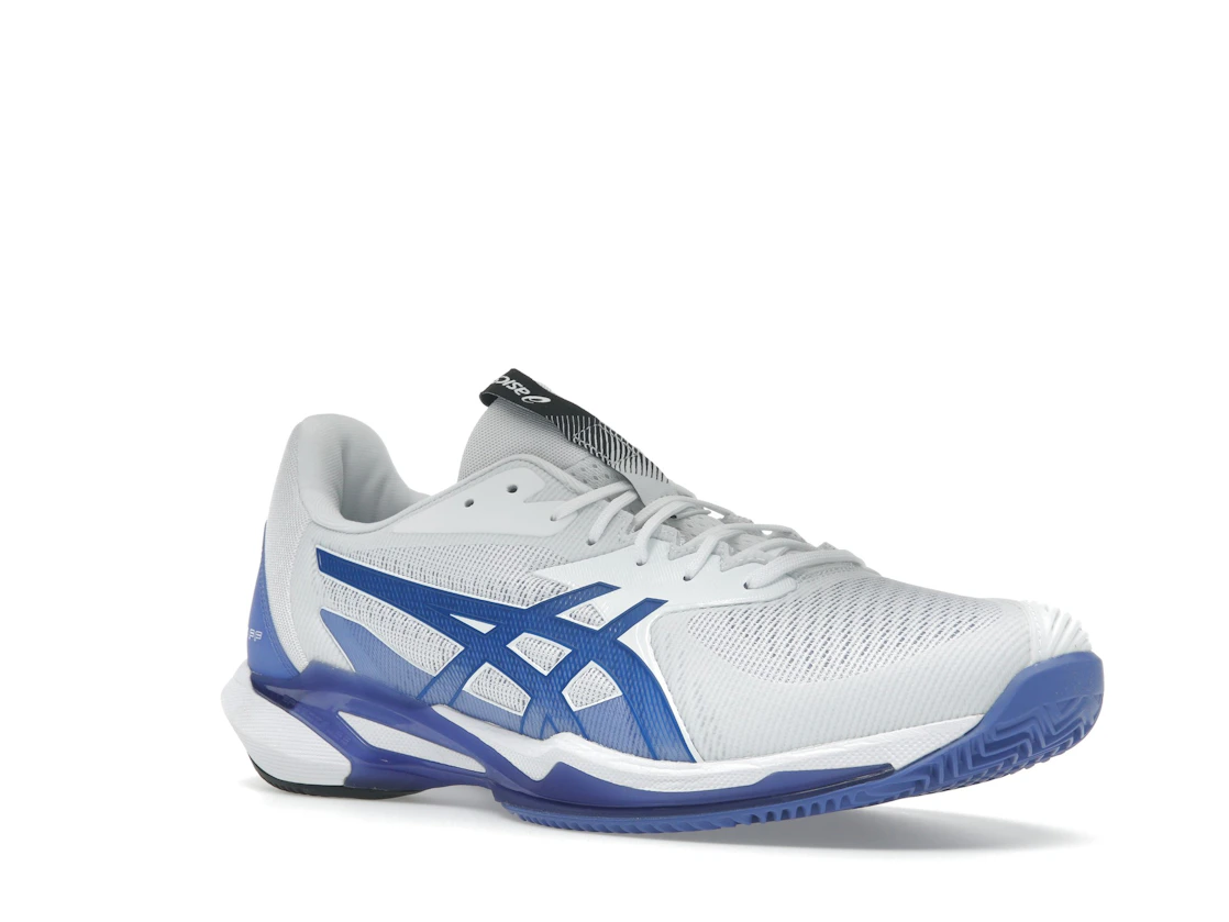Vue 5 de ASICS Solution Speed FF 3 Clay White Tuna Blue