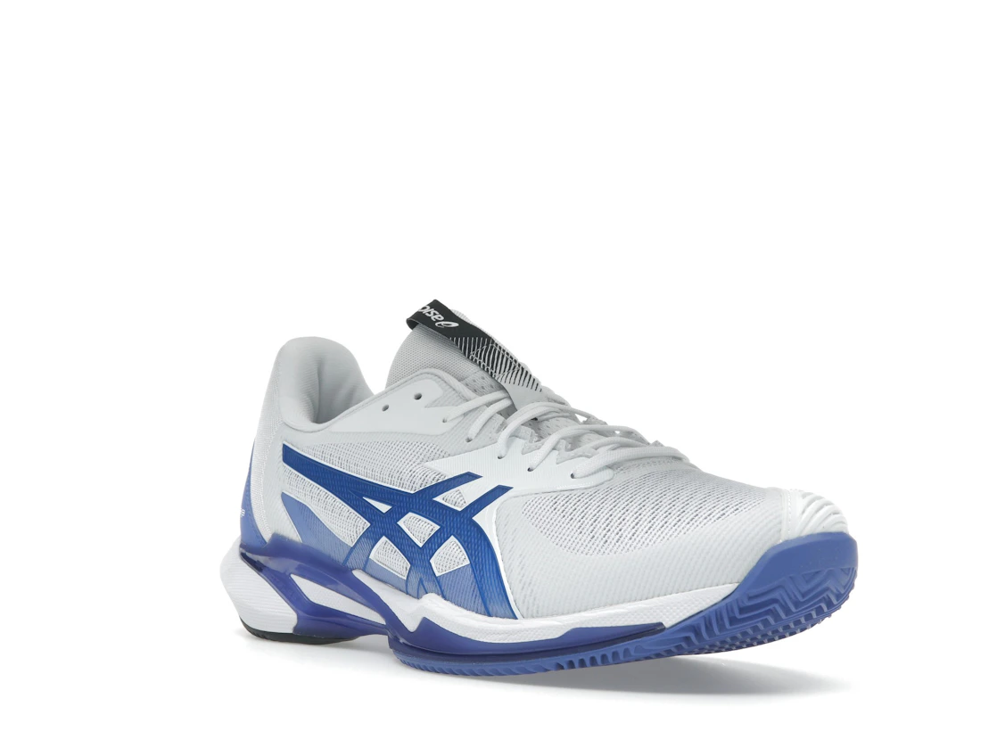 Vue 6 de ASICS Solution Speed FF 3 Clay White Tuna Blue
