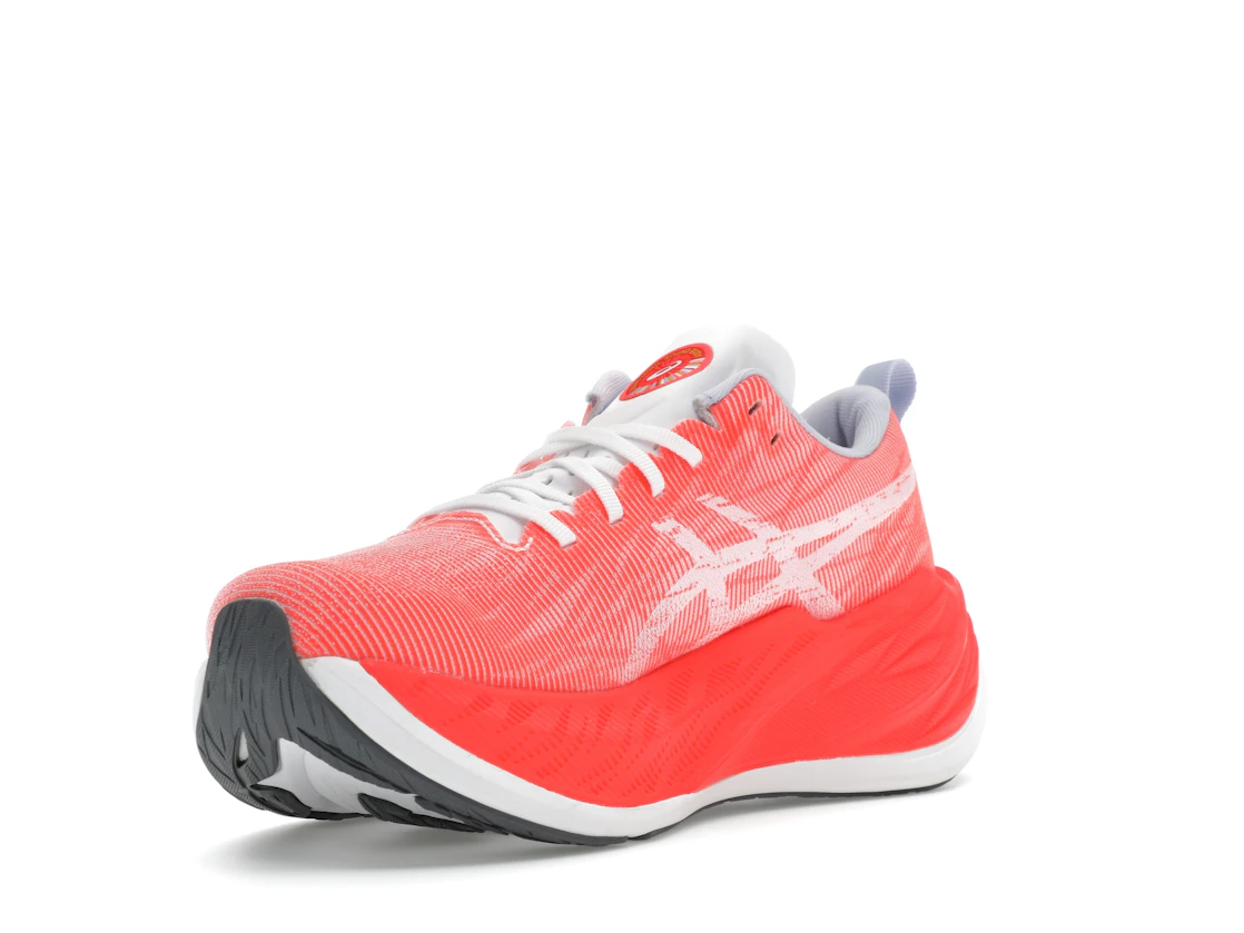 Vue 14 de ASICS Superblast White Sunrise Red
