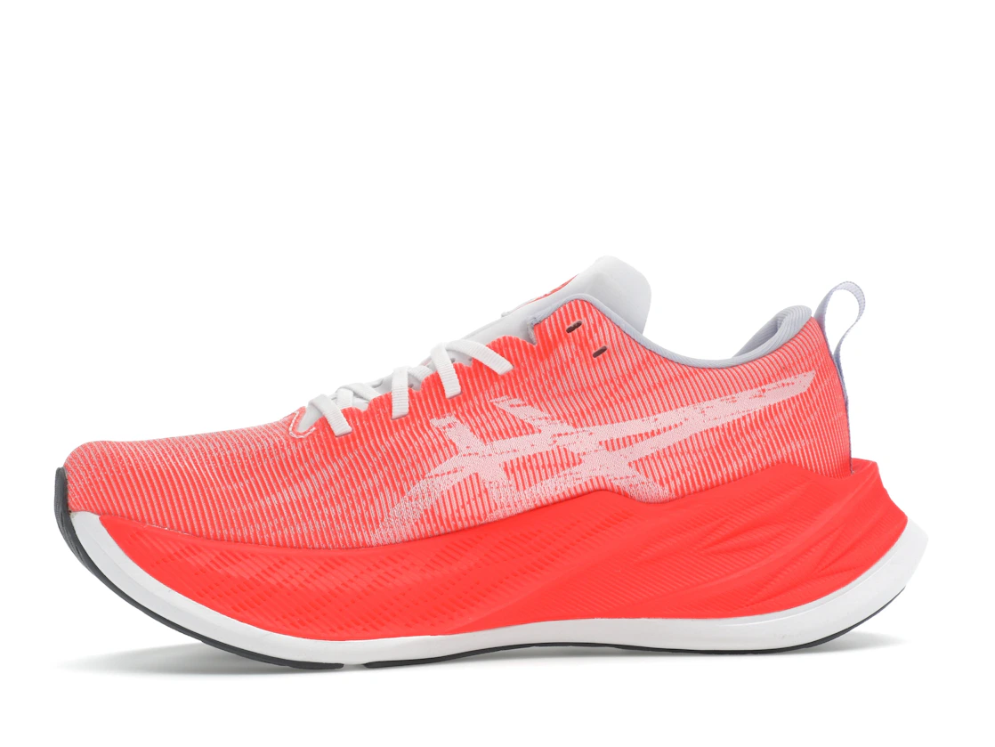 Vue 18 de ASICS Superblast White Sunrise Red