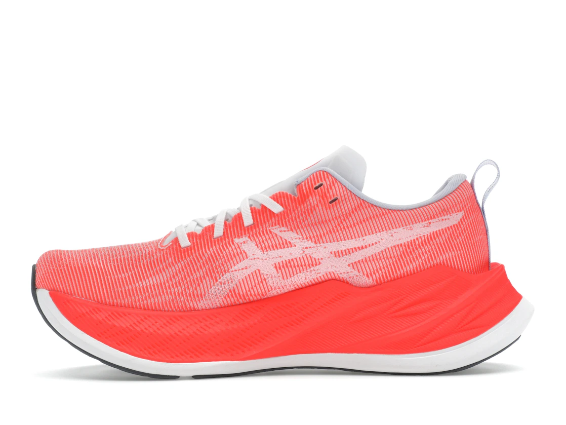 Vue 19 de ASICS Superblast White Sunrise Red