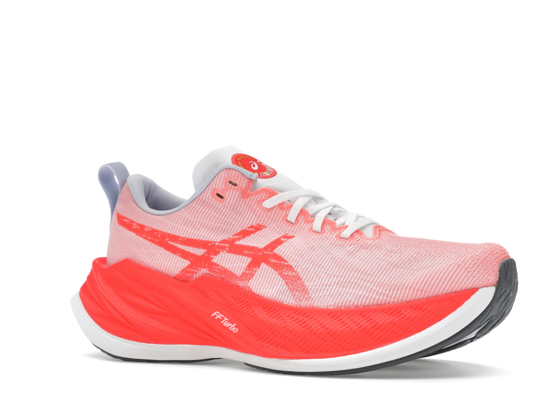 Vue 4 de ASICS Superblast White Sunrise Red