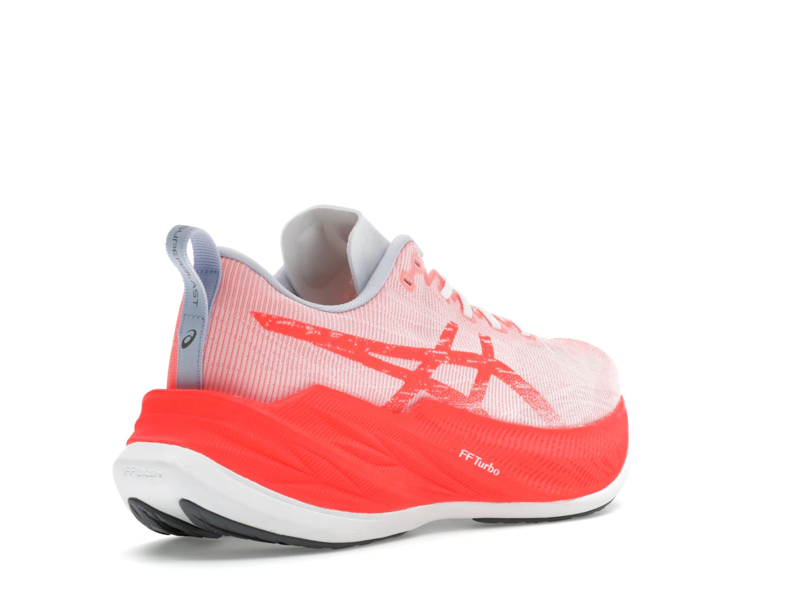 Vue 32 de ASICS Superblast White Sunrise Red