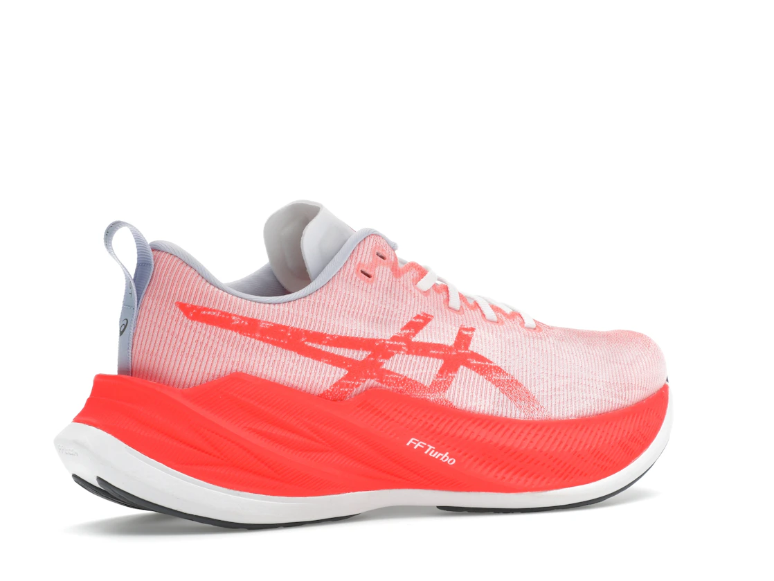 Vue 34 de ASICS Superblast White Sunrise Red