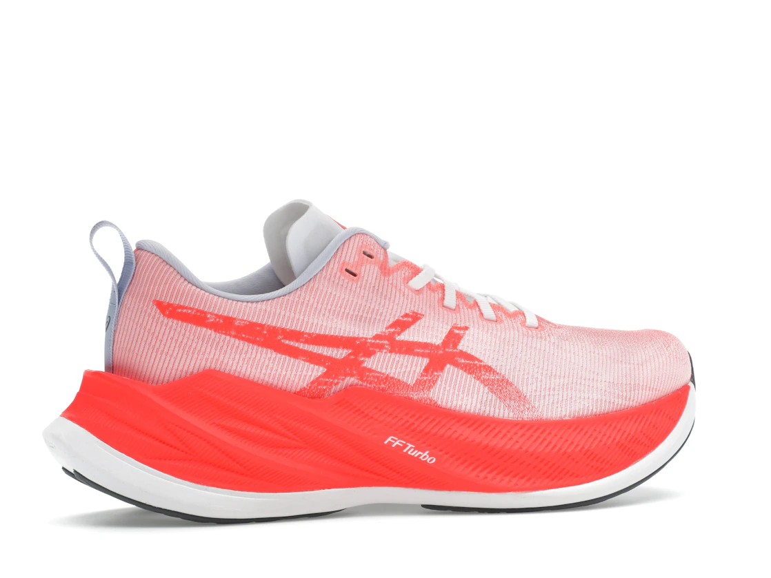 Vue 35 de ASICS Superblast White Sunrise Red