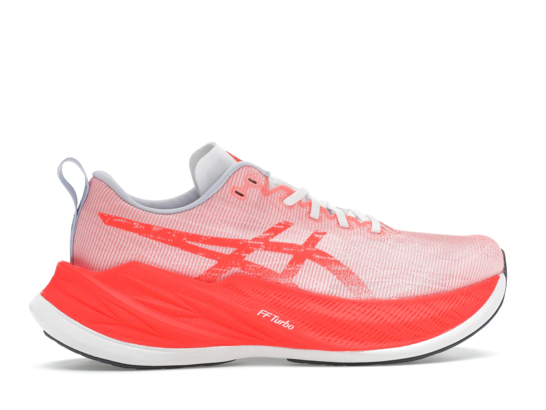 Vue 36 de ASICS Superblast White Sunrise Red