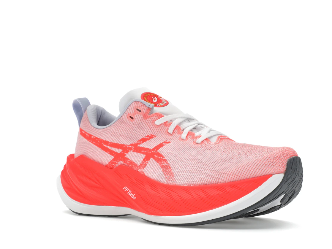 Vue 5 de ASICS Superblast White Sunrise Red
