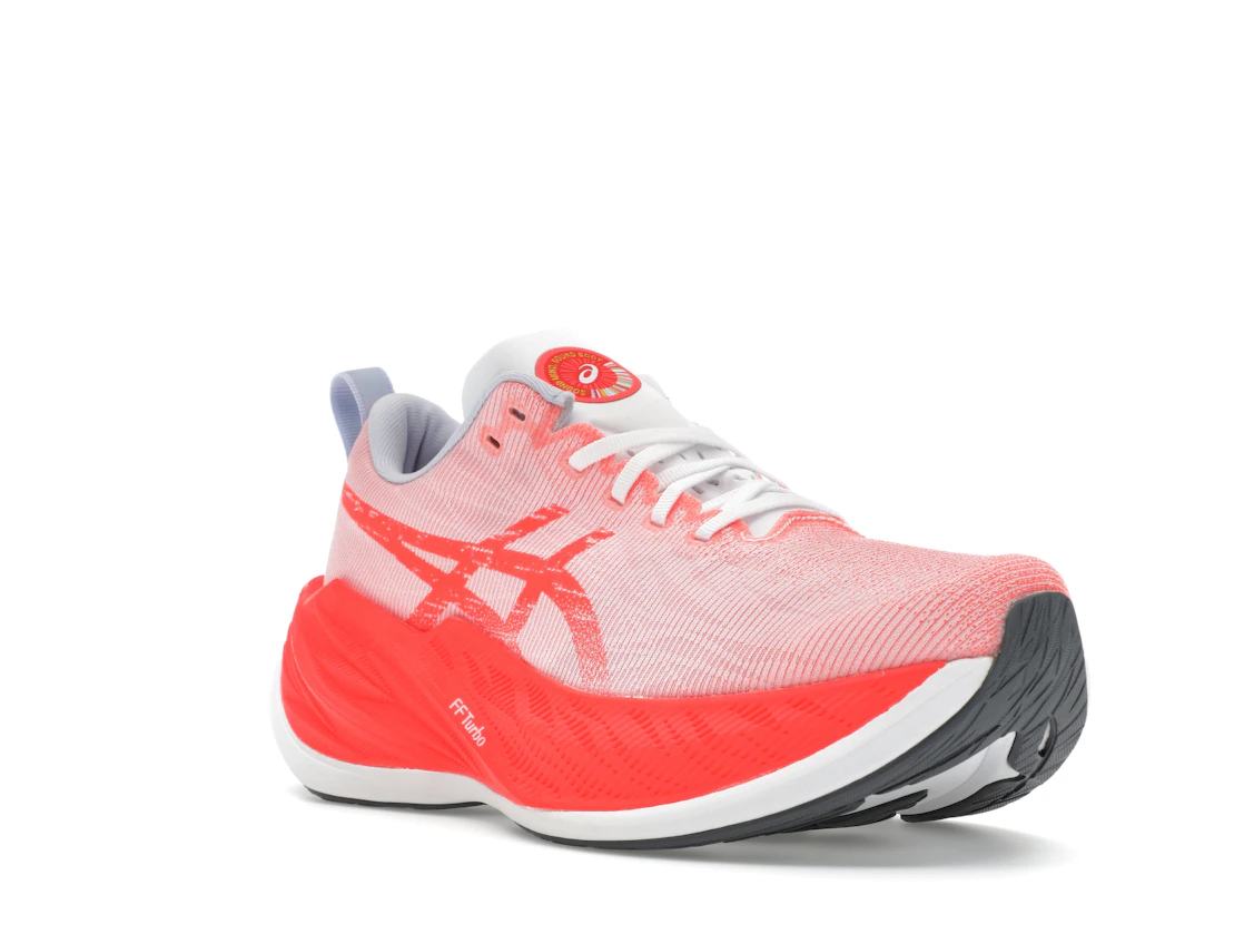 Vue 6 de ASICS Superblast White Sunrise Red