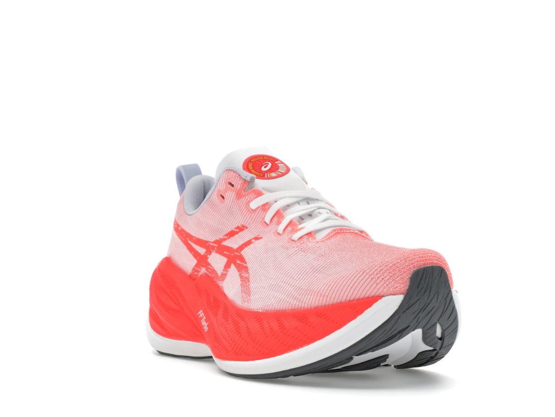 Vue 7 de ASICS Superblast White Sunrise Red