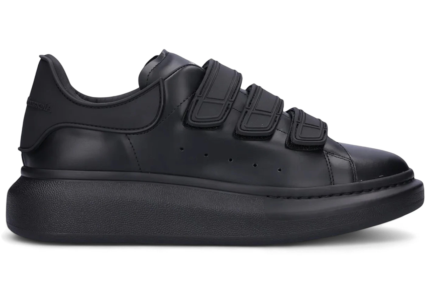 Alexander McQueen Oversized Rubber Touch-Strap Black