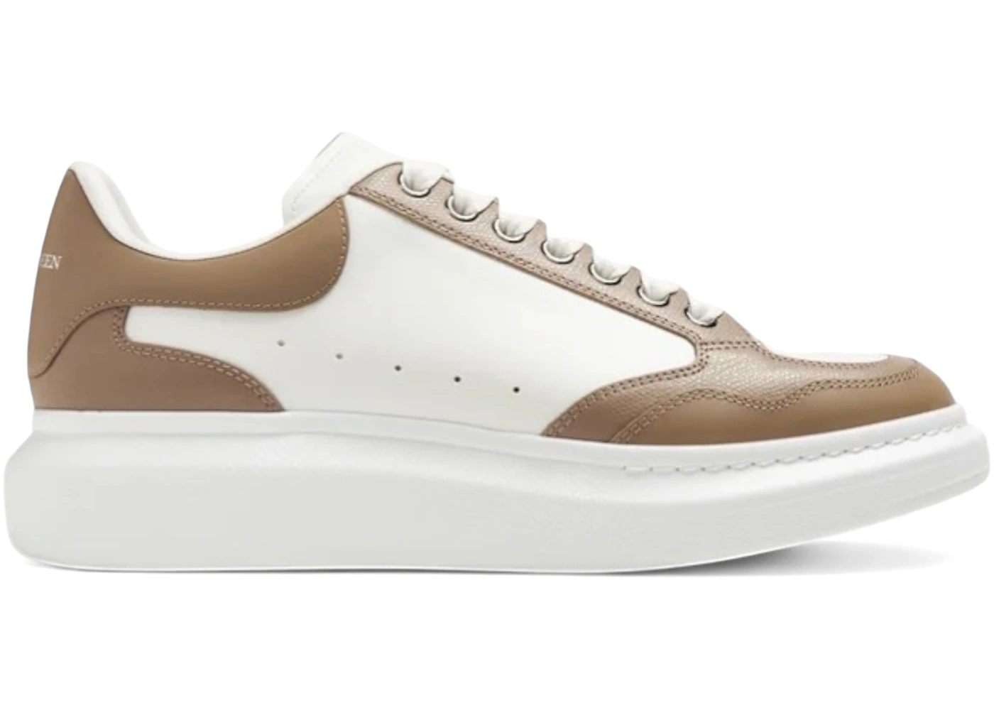 Alexander McQueen Oversized Panelled White Brown