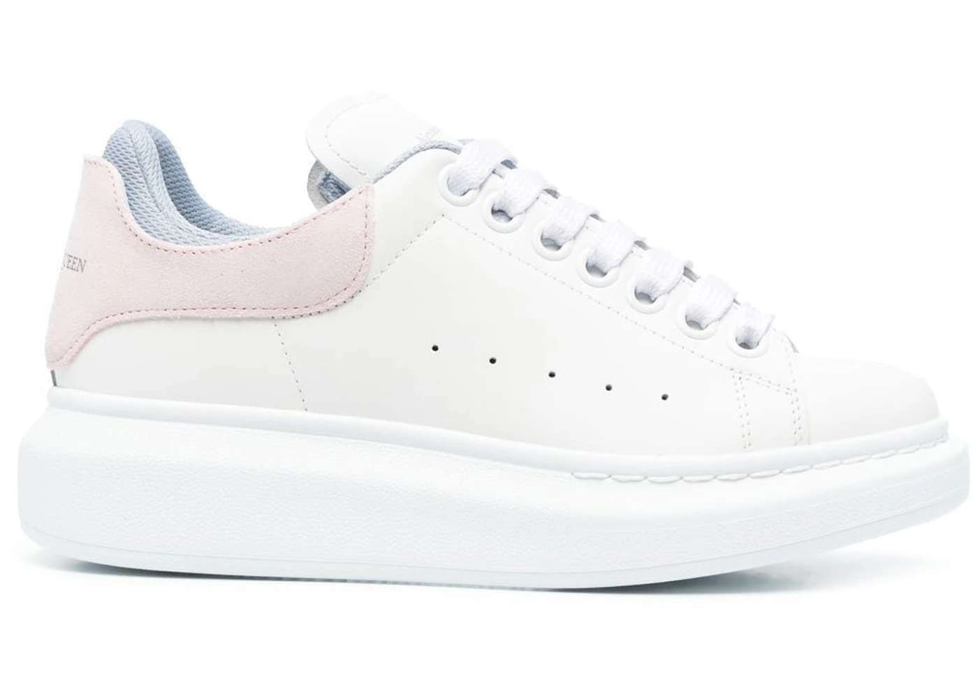 Alexander McQueen Oversized White Denim Light Pink 