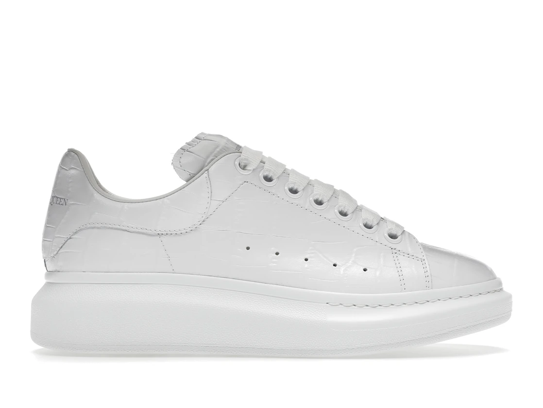 Vue 1 de Alexander McQueen Oversized White White Croc