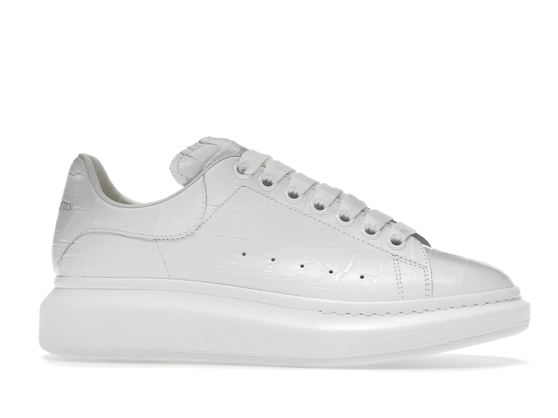 Vue 2 de Alexander McQueen Oversized White White Croc