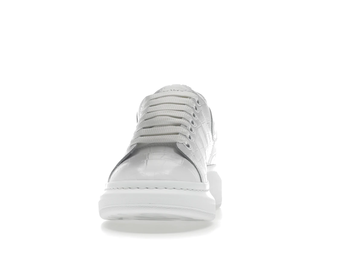 Vue 11 de Alexander McQueen Oversized White White Croc