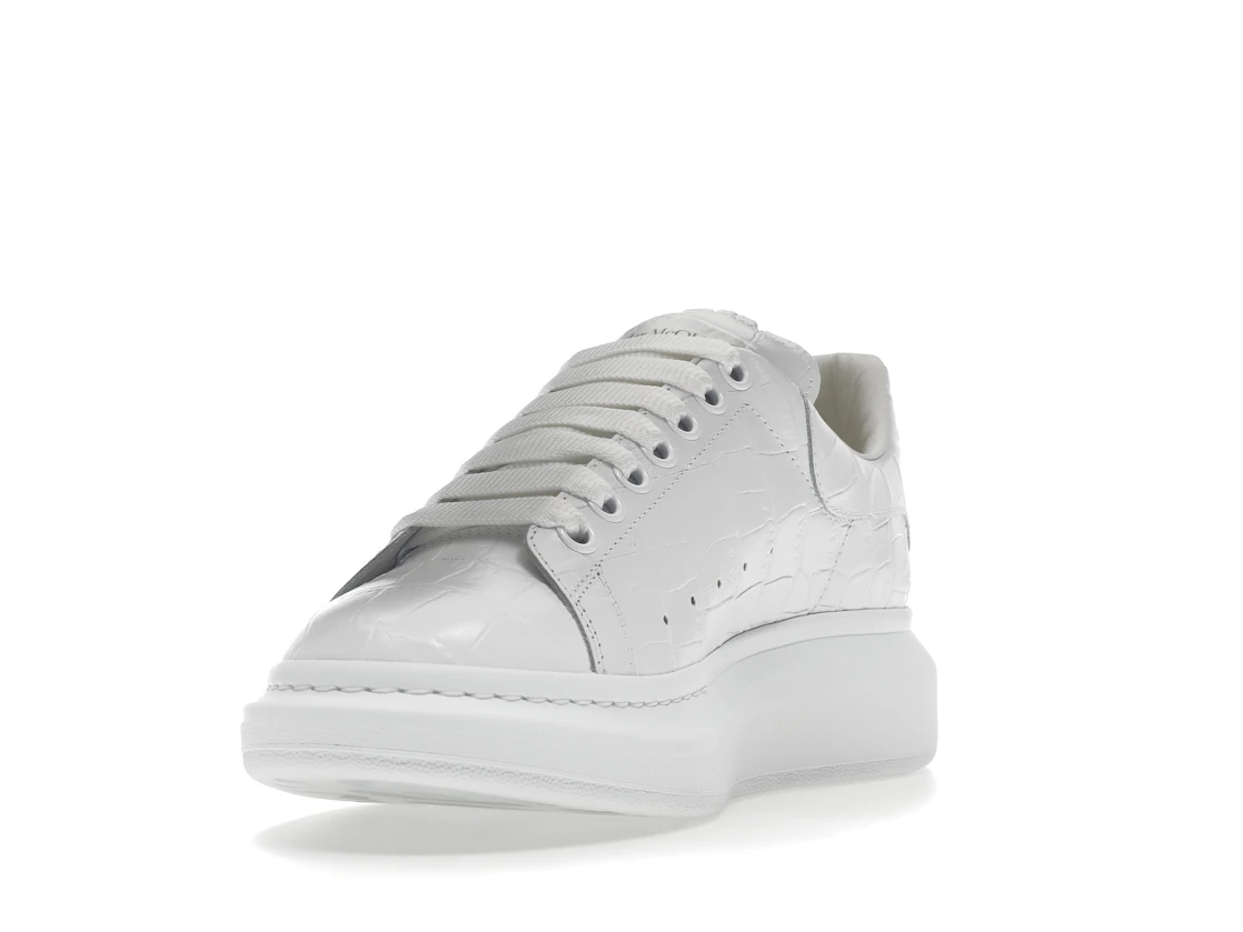 Vue 13 de Alexander McQueen Oversized White White Croc