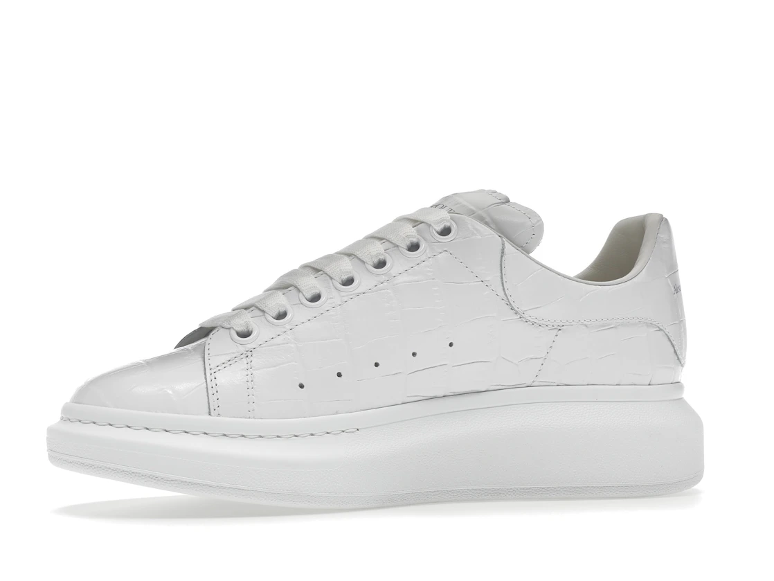 Vue 17 de Alexander McQueen Oversized White White Croc