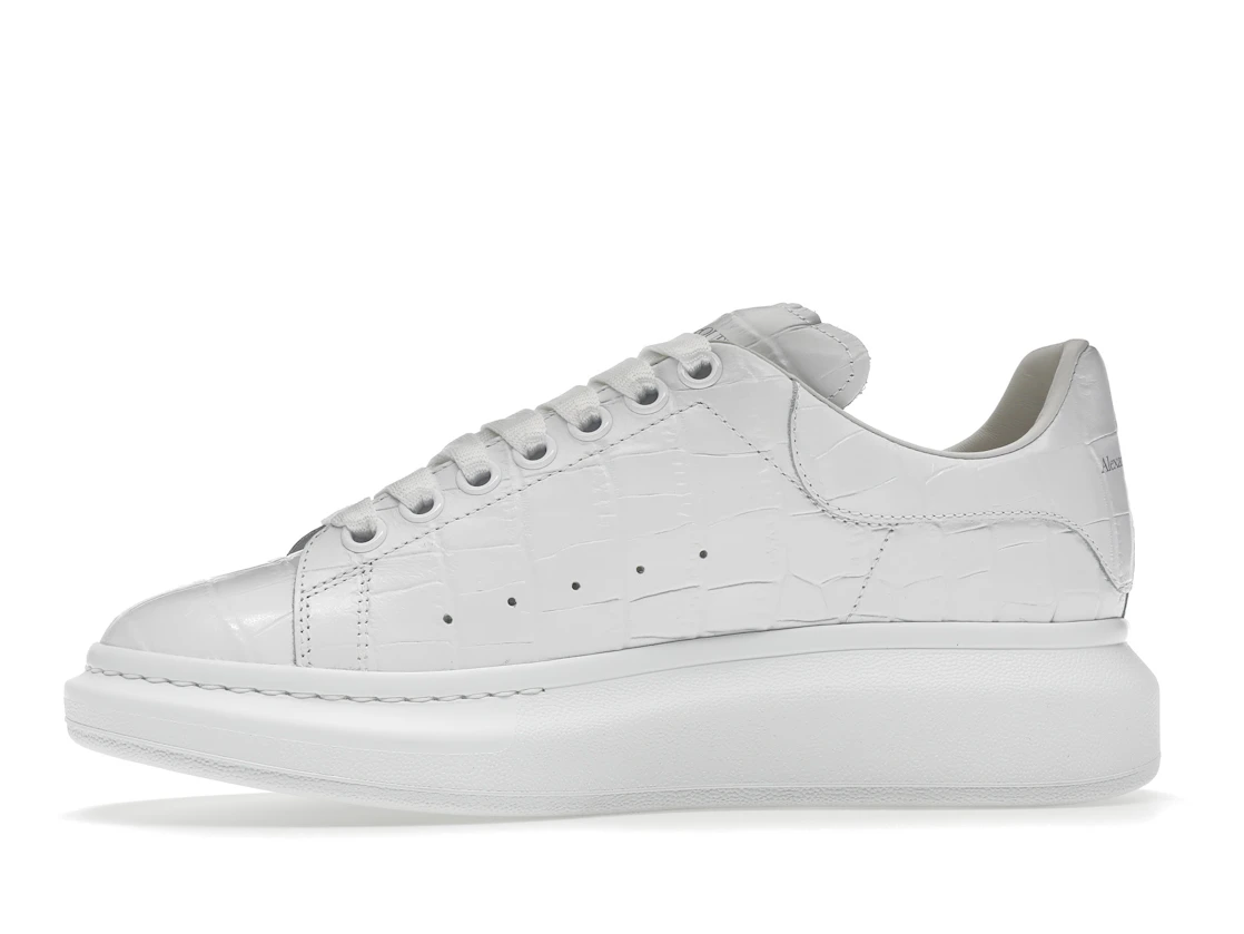 Vue 18 de Alexander McQueen Oversized White White Croc