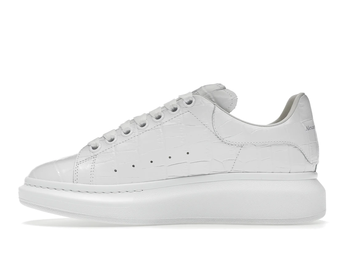 Vue 19 de Alexander McQueen Oversized White White Croc