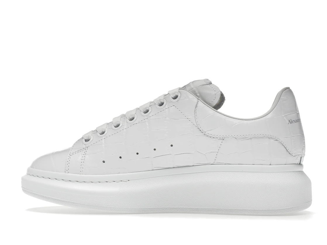 Vue 20 de Alexander McQueen Oversized White White Croc