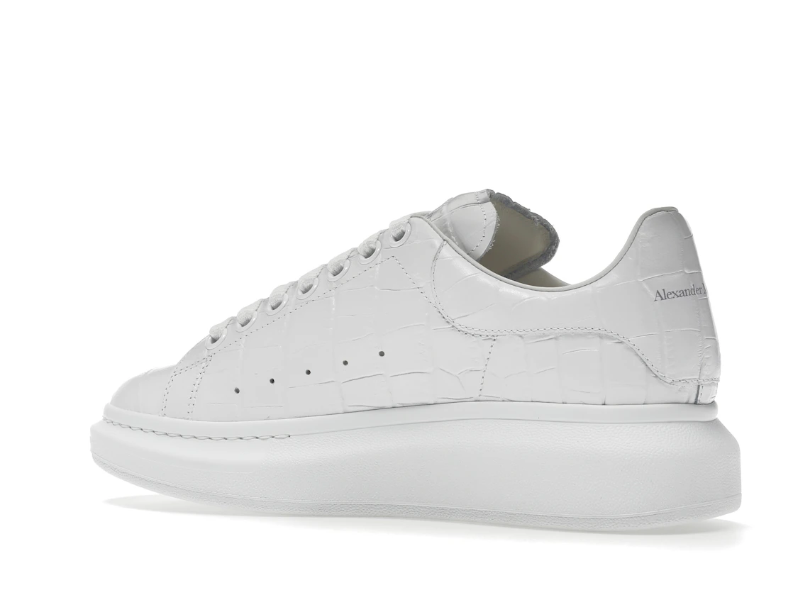 Vue 22 de Alexander McQueen Oversized White White Croc